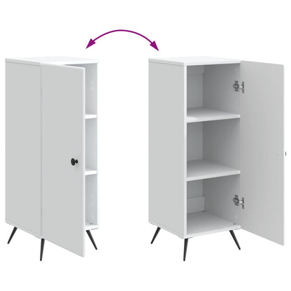Dressoir Wit 33 x 34,5 x 90 cm Bewerkt hout