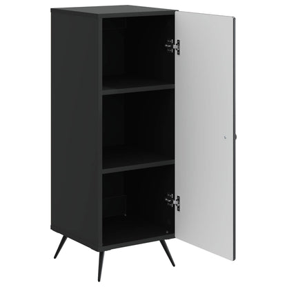 Dressoir Zwart 33 x 34,5 x 90 cm Bewerkt hout