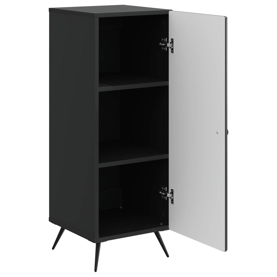 Dressoir Zwart 33 x 34,5 x 90 cm Bewerkt hout