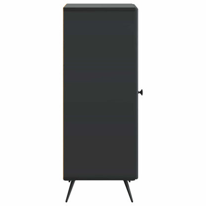 Dressoir Zwart 33 x 34,5 x 90 cm Bewerkt hout