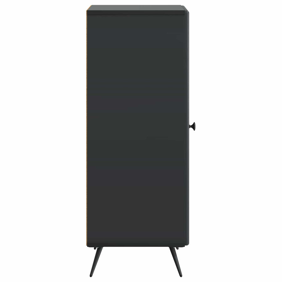 Dressoir Zwart 33 x 34,5 x 90 cm Bewerkt hout