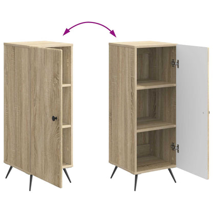 Dressoir Sonoma Eiken 33 x 34,5 x 90 cm Bewerkt hout