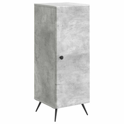 Dressoir Betongrijs 33 x 34,5 x 90 cm Bewerkt hout