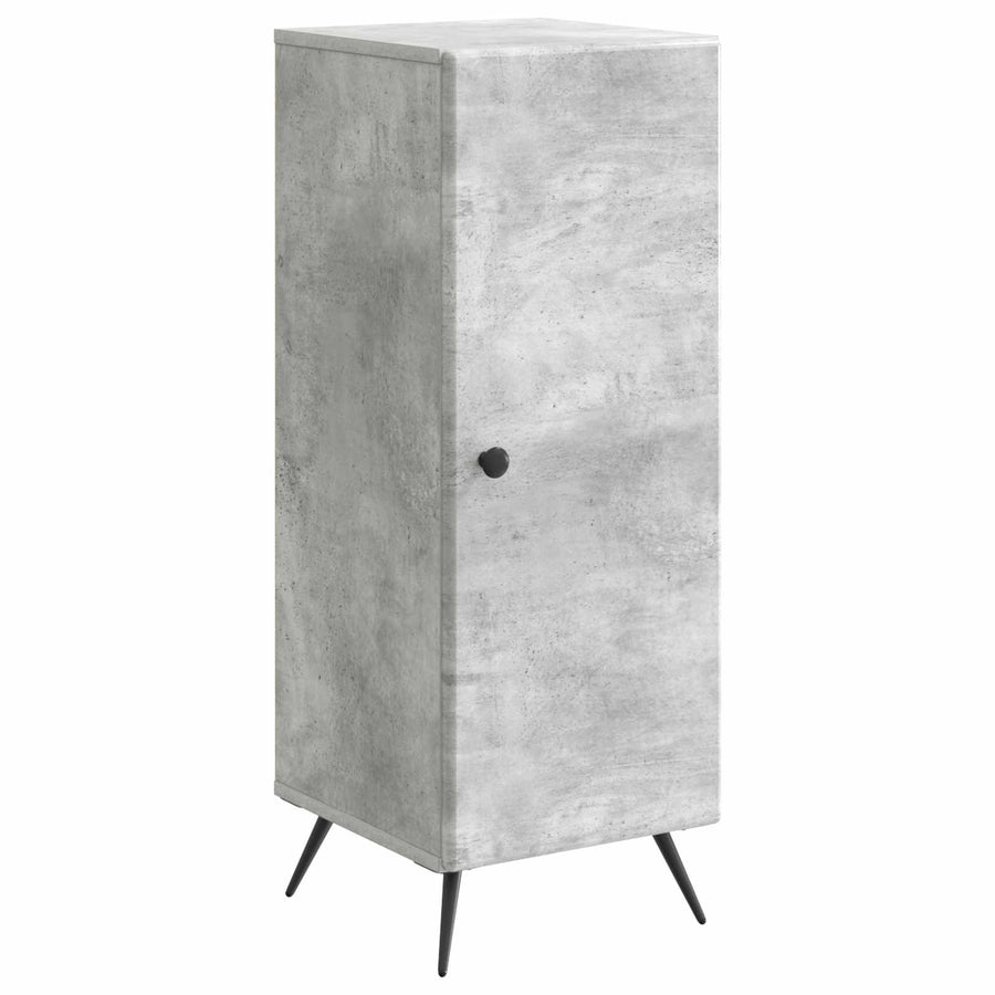 Dressoir Betongrijs 33 x 34,5 x 90 cm Bewerkt hout
