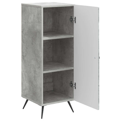 Dressoir Betongrijs 33 x 34,5 x 90 cm Bewerkt hout