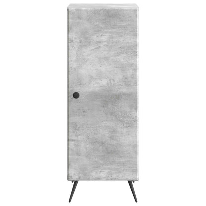 Dressoir Betongrijs 33 x 34,5 x 90 cm Bewerkt hout