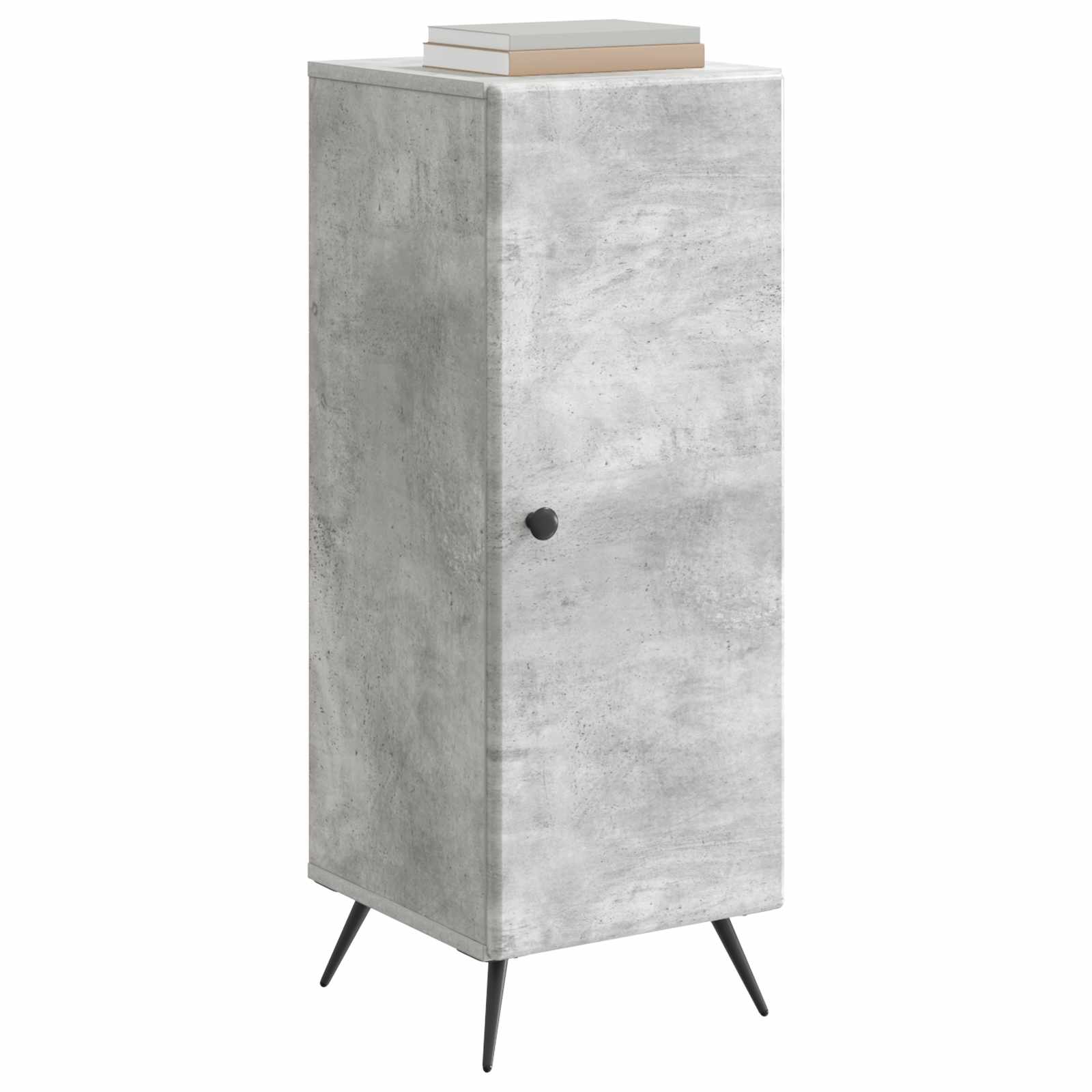 Dressoir Betongrijs 33 x 34,5 x 90 cm Bewerkt hout