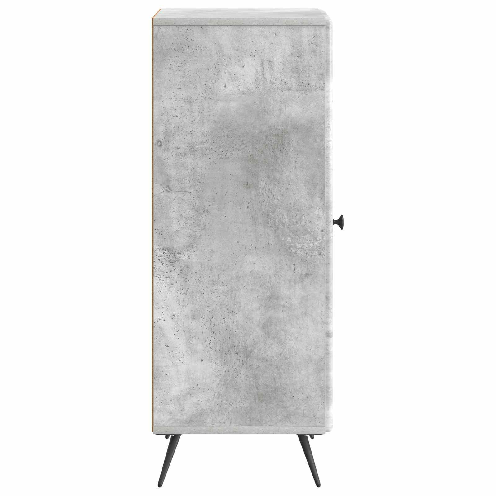 Dressoir Betongrijs 33 x 34,5 x 90 cm Bewerkt hout