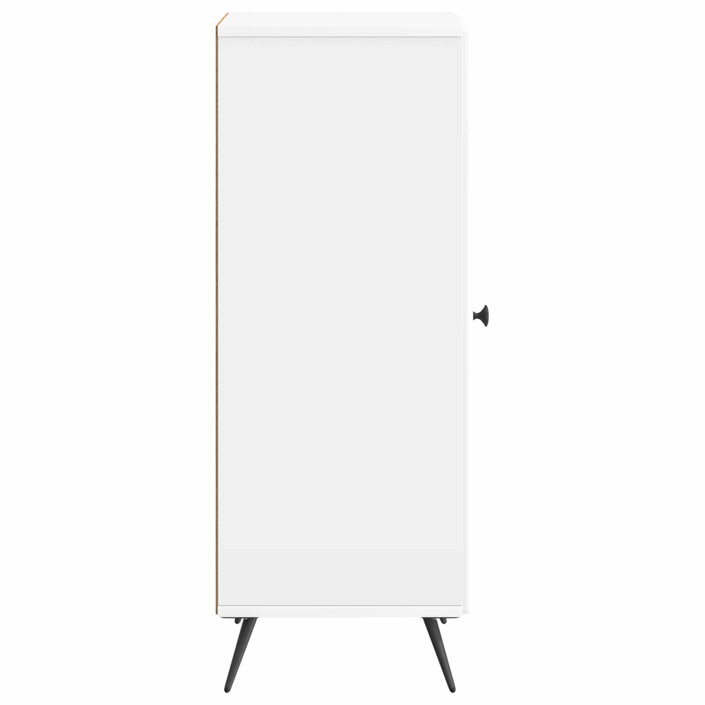 Dressoir Hoogglans Wit 33 x 34,5 x 90 cm Bewerkt hout