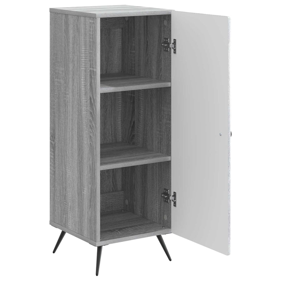 Dressoir Grijs sonoma 33 x 34,5 x 90 cm Bewerkt hout