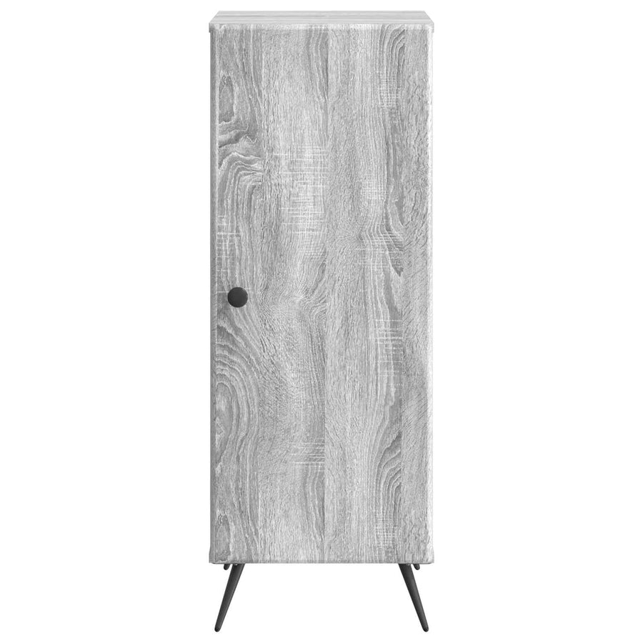 Dressoir Grijs sonoma 33 x 34,5 x 90 cm Bewerkt hout