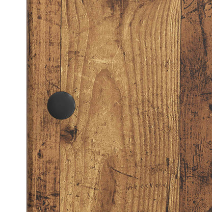 Dressoir Oud hout 33 x 34,5 x 90 cm Bewerkt hout