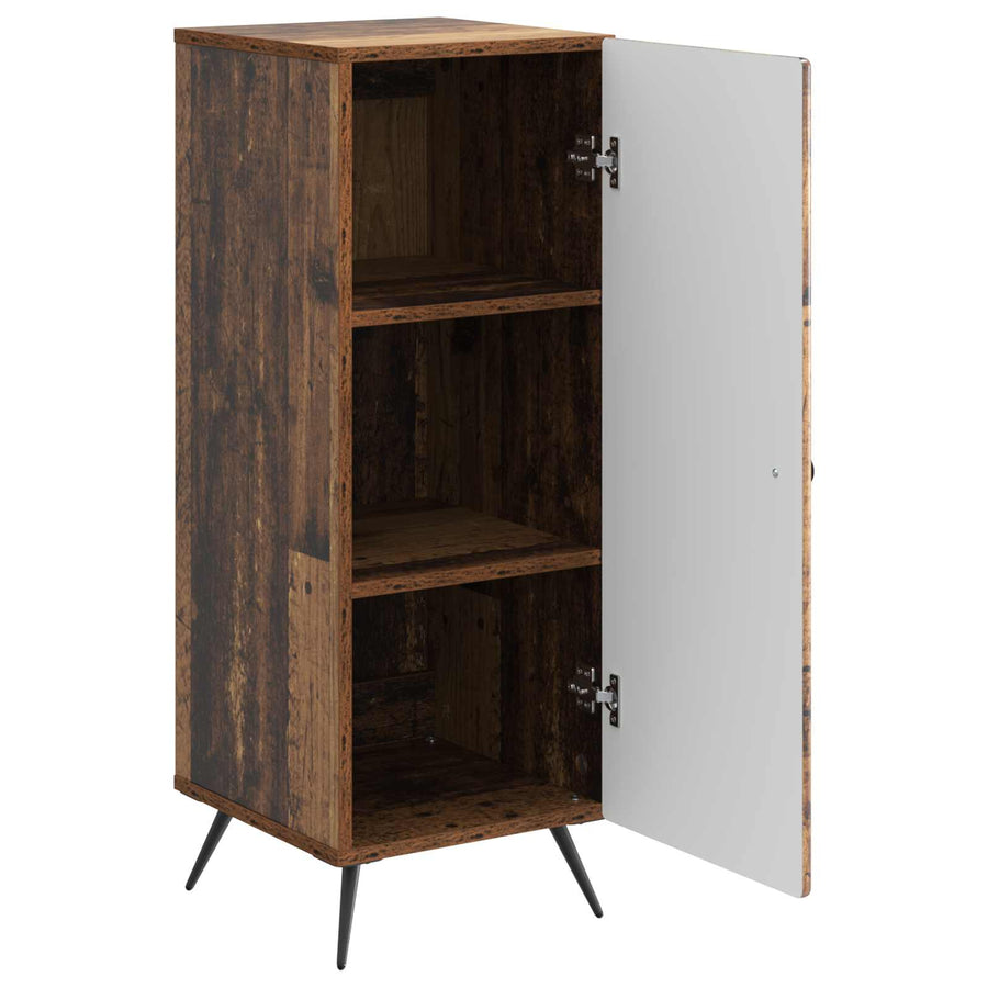 Dressoir Oud hout 33 x 34,5 x 90 cm Bewerkt hout