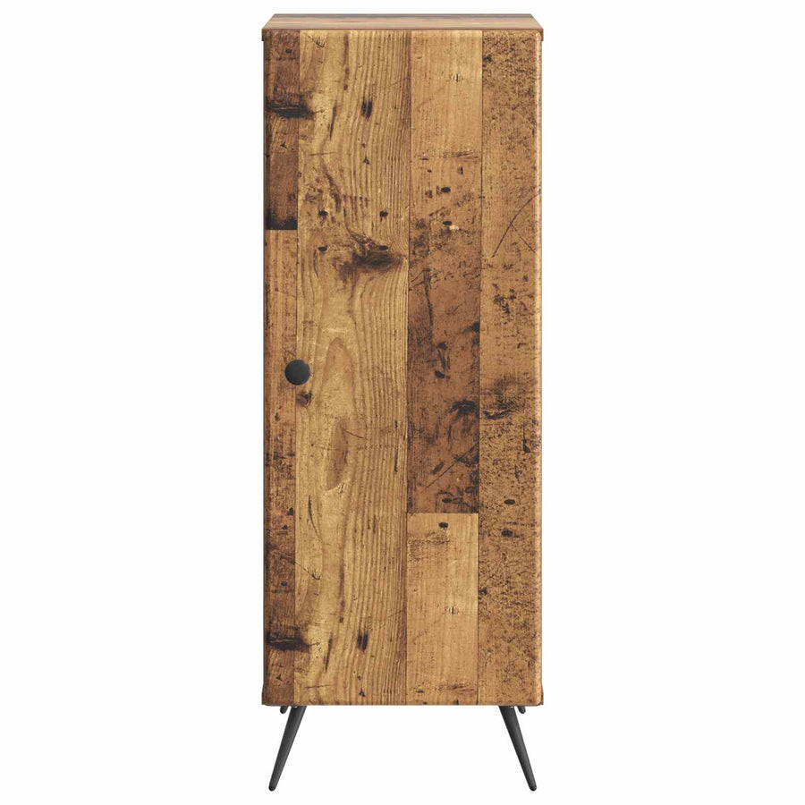 Dressoir Oud hout 33 x 34,5 x 90 cm Bewerkt hout