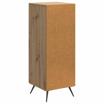 Dressoir Artisanaal eiken 33 x 34,5 x 90 cm Bewerkt hout