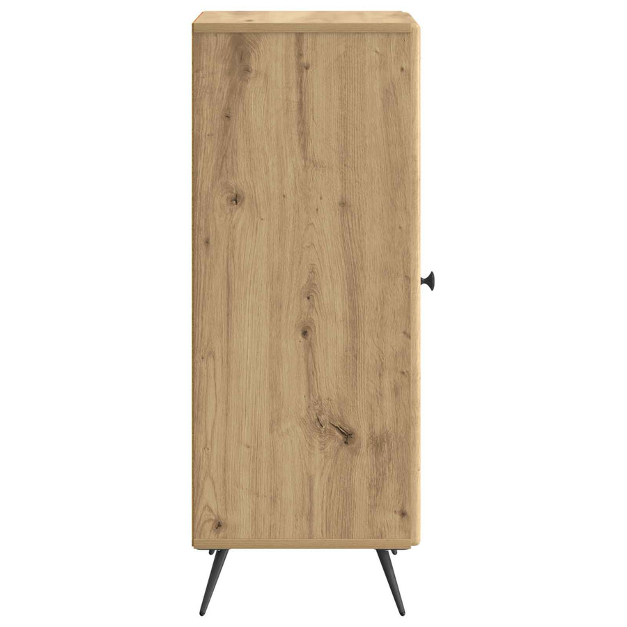 Dressoir Artisanaal eiken 33 x 34,5 x 90 cm Bewerkt hout