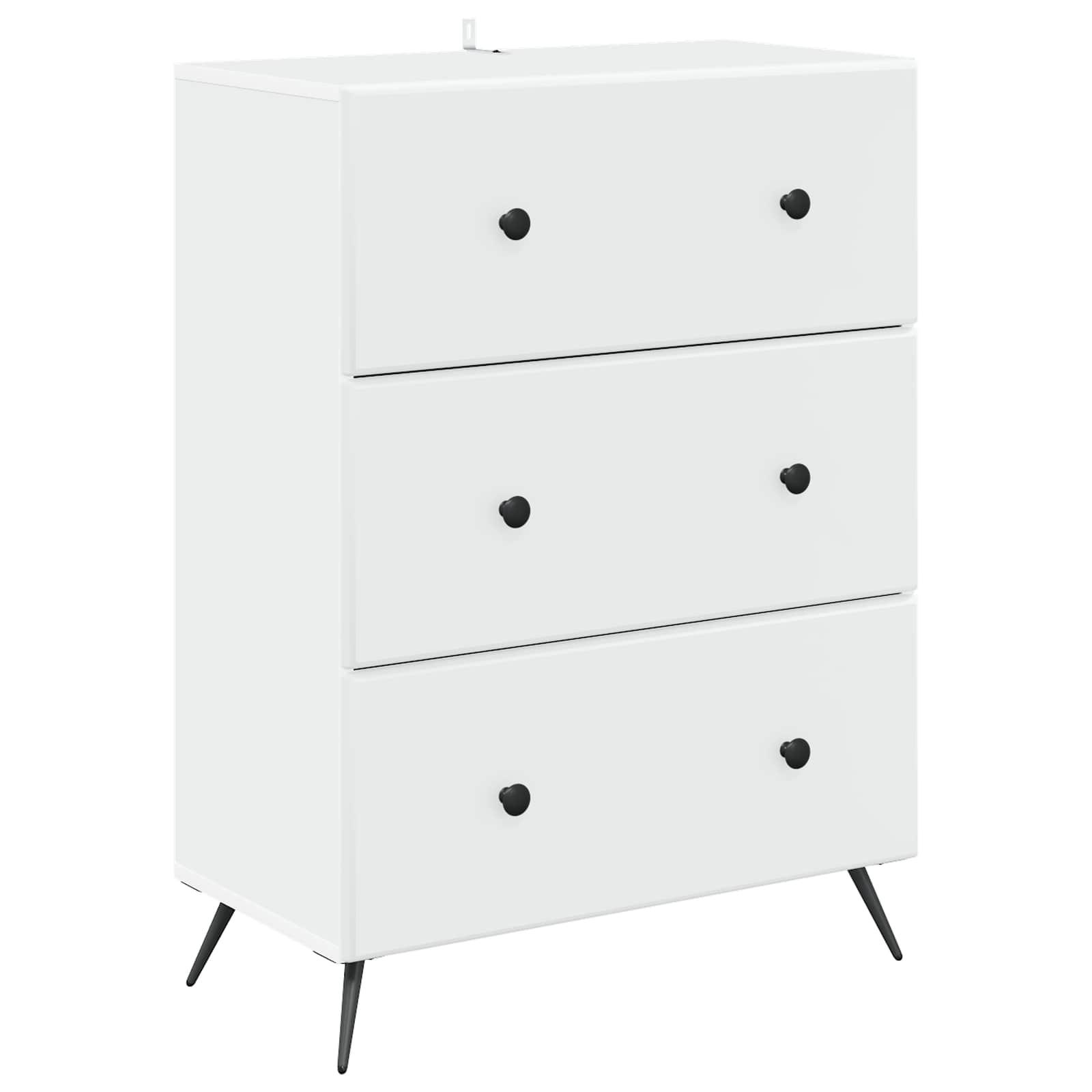 Ladenkast Wit 66 x 34,5 x 90 cm Bewerkt hout