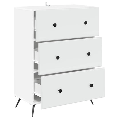 Ladenkast Wit 66 x 34,5 x 90 cm Bewerkt hout