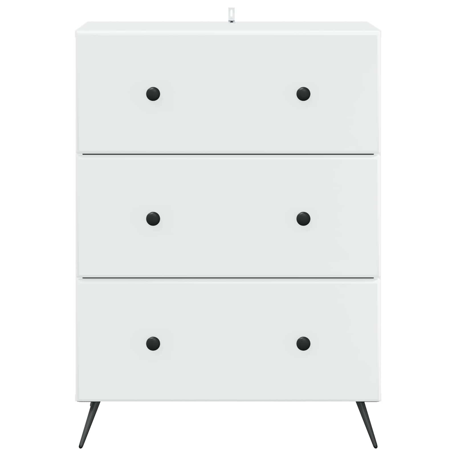 Ladenkast Wit 66 x 34,5 x 90 cm Bewerkt hout