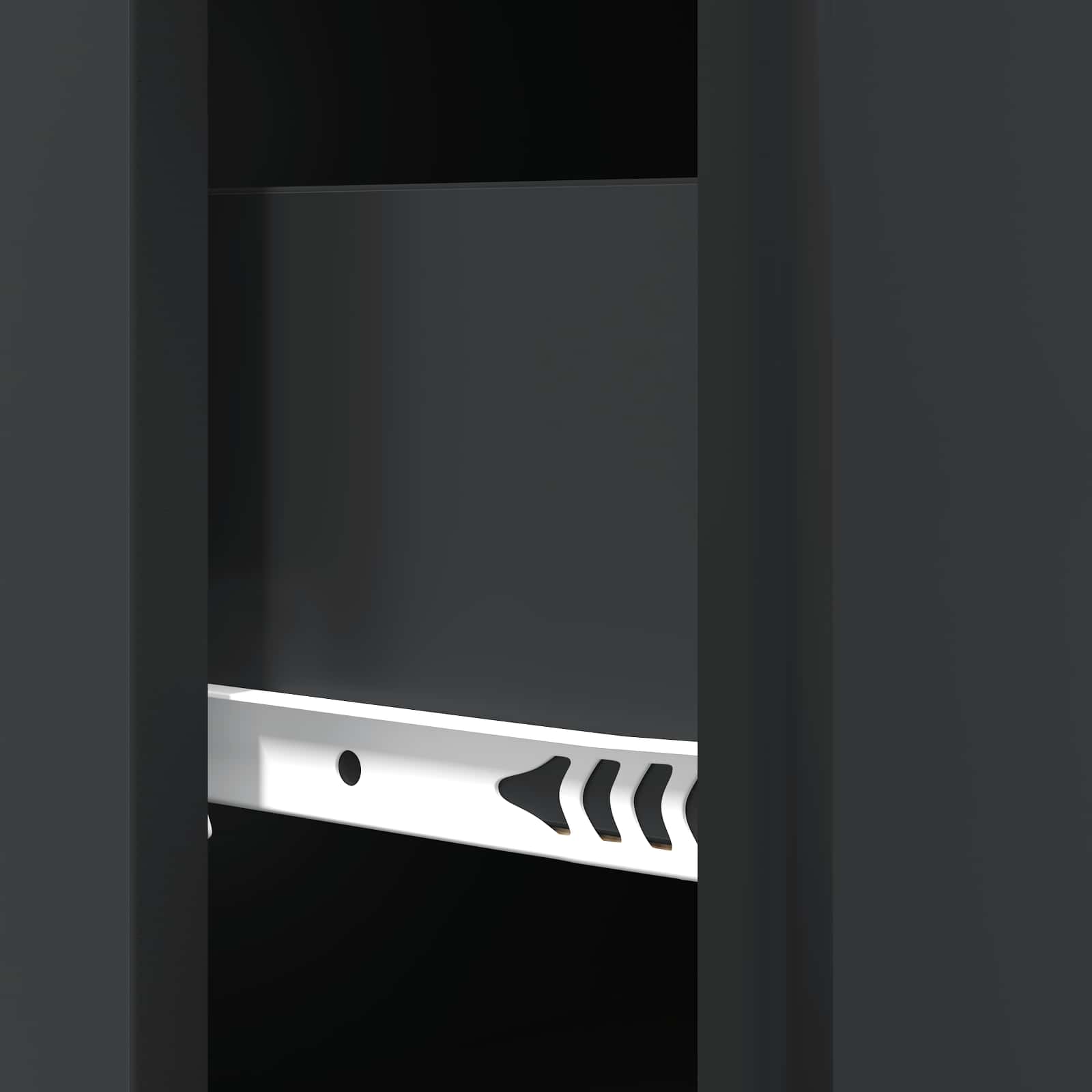 Ladenkast Zwart 66 x 34,5 x 90 cm Bewerkt hout