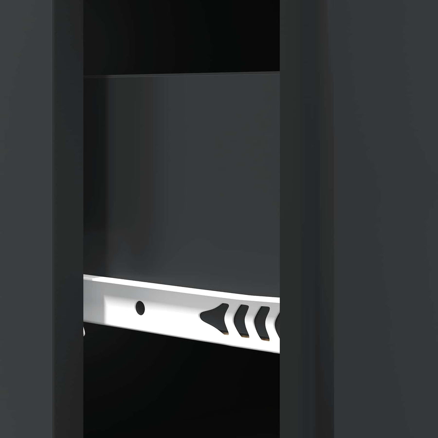 Ladenkast Zwart 66 x 34,5 x 90 cm Bewerkt hout