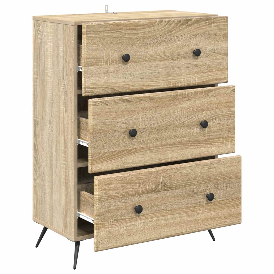 Ladenkast Sonoma Eiken 66 x 34,5 x 90 cm Bewerkt hout