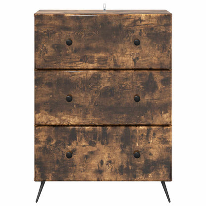 Ladenkast Gerookt eiken 66 x 34,5 x 90 cm Bewerkt hout