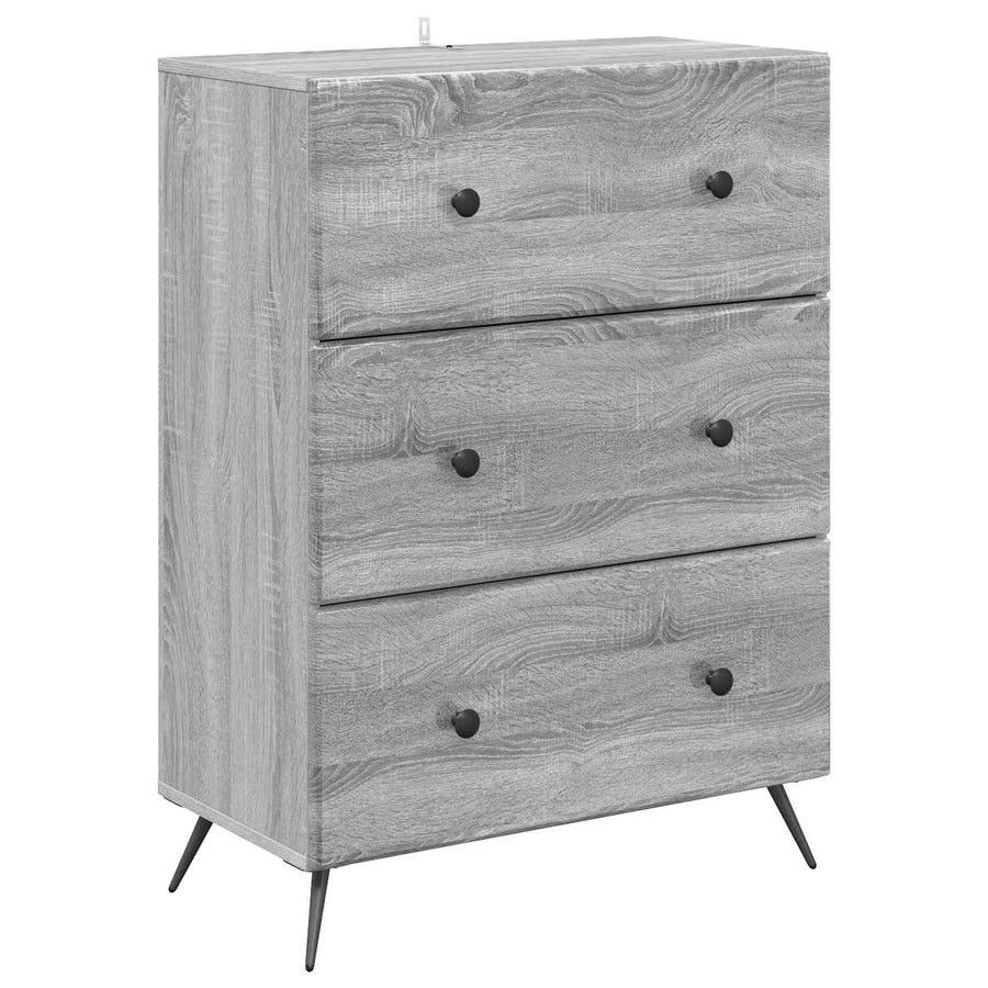 Ladenkast Grijs sonoma 66 x 34,5 x 90 cm Bewerkt hout