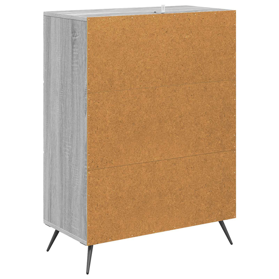 Ladenkast Grijs sonoma 66 x 34,5 x 90 cm Bewerkt hout