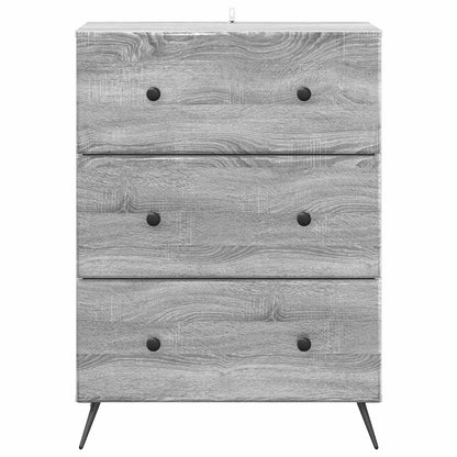 Ladenkast Grijs sonoma 66 x 34,5 x 90 cm Bewerkt hout