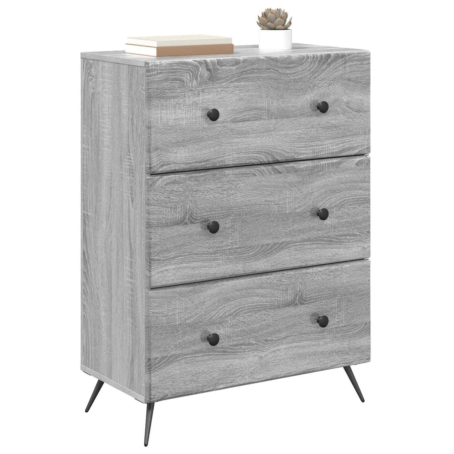 Ladenkast Grijs sonoma 66 x 34,5 x 90 cm Bewerkt hout