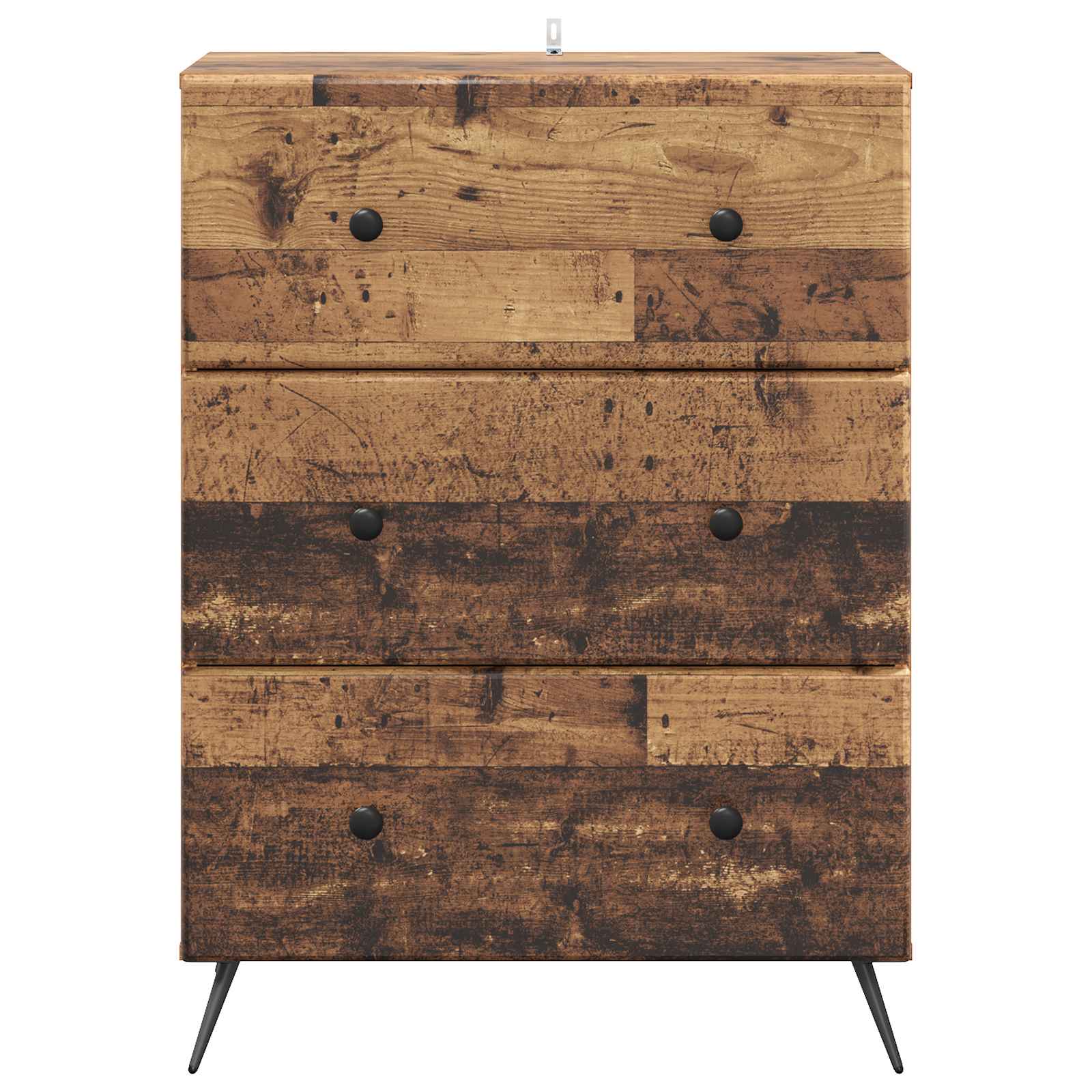 Ladenkast Oud hout 66 x 34,5 x 90 cm Bewerkt hout