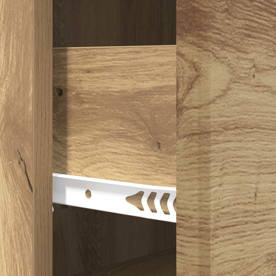 Ladenkast Artisanaal eiken 66 x 34,5 x 90 cm Bewerkt hout