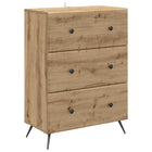 Chest of drawers Artisan oak 66 x 34.5 x 90 cm Treated wood