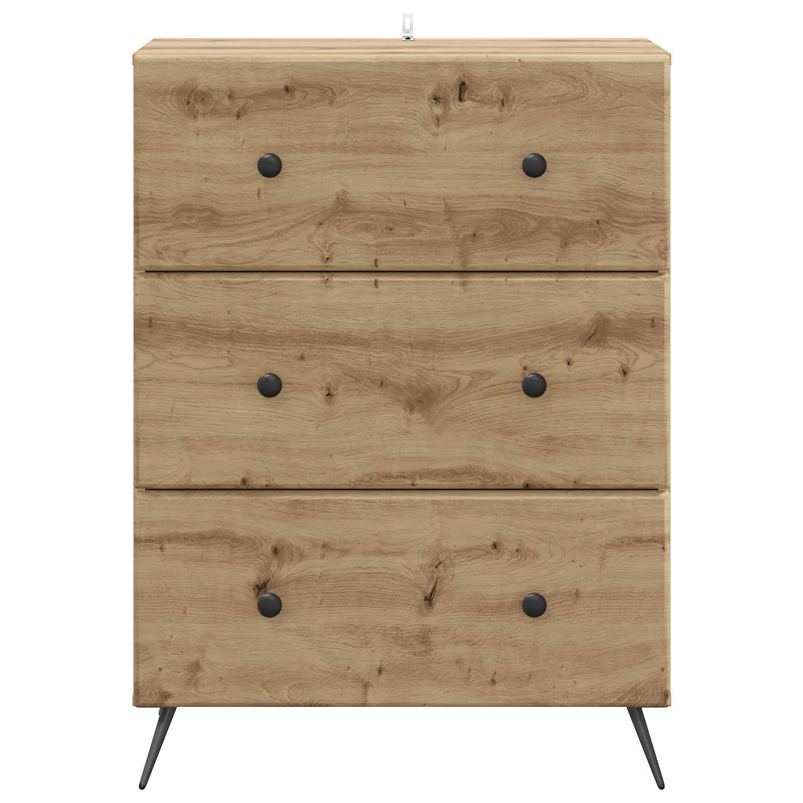 Ladenkast Artisanaal eiken 66 x 34,5 x 90 cm Bewerkt hout