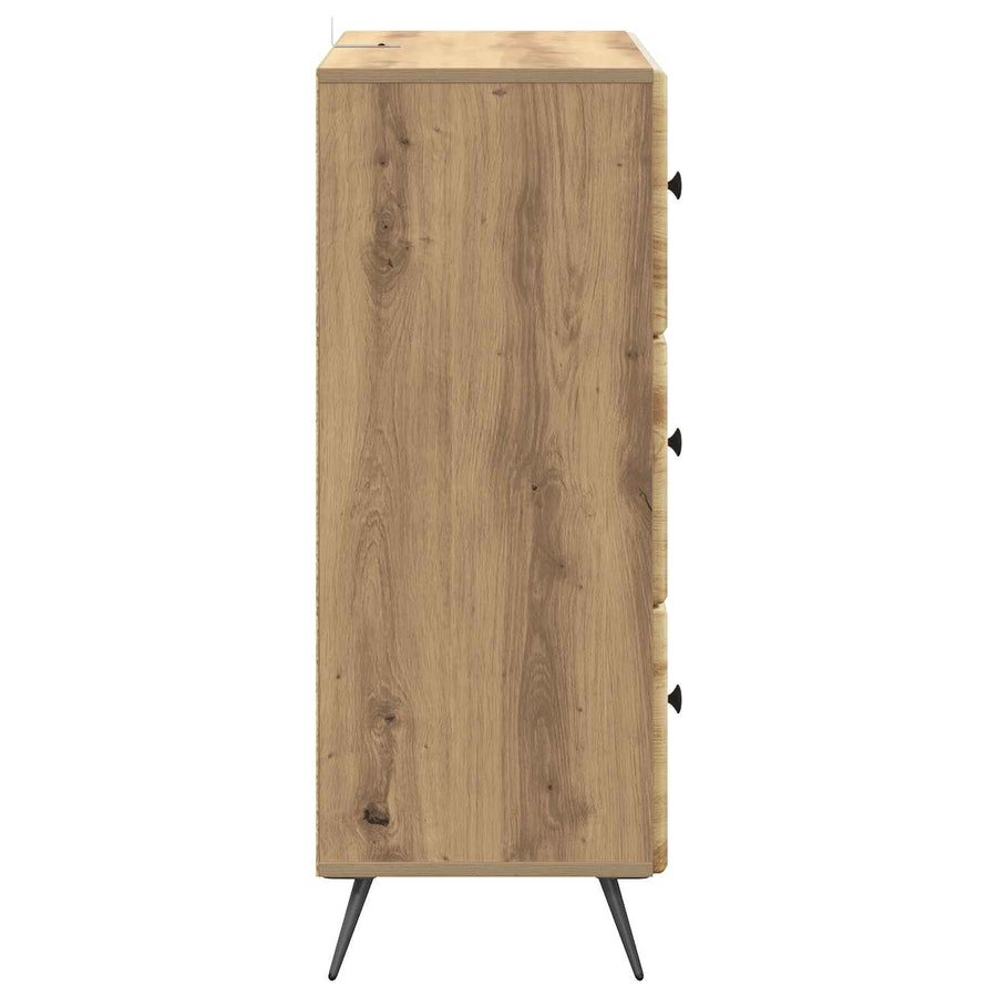 Ladenkast Artisanaal eiken 66 x 34,5 x 90 cm Bewerkt hout
