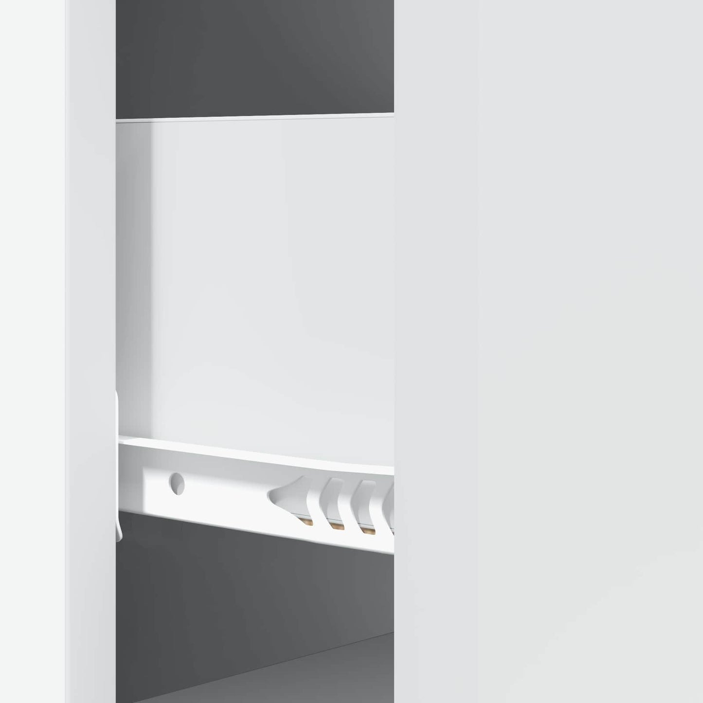 Ladenkast Wit 33 x 34,5 x 90 cm Bewerkt hout