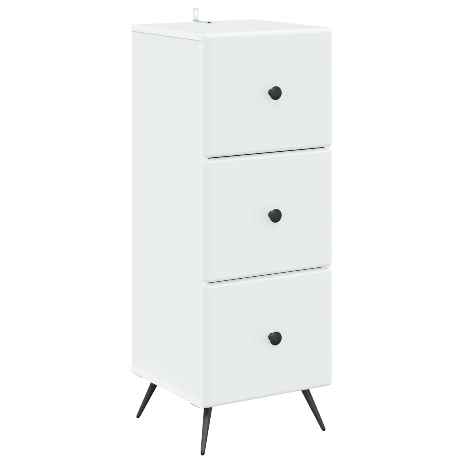 Ladenkast Wit 33 x 34,5 x 90 cm Bewerkt hout