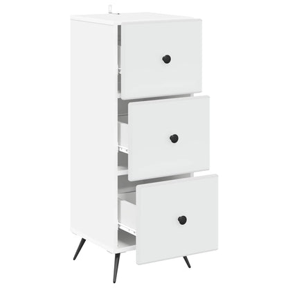 Ladenkast Wit 33 x 34,5 x 90 cm Bewerkt hout