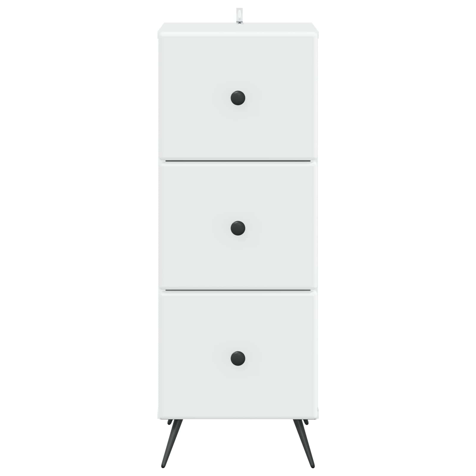 Ladenkast Wit 33 x 34,5 x 90 cm Bewerkt hout