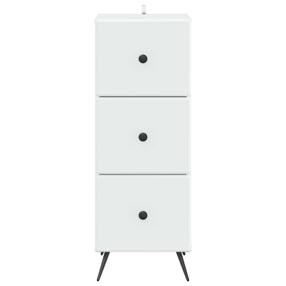Ladenkast Wit 33 x 34,5 x 90 cm Bewerkt hout