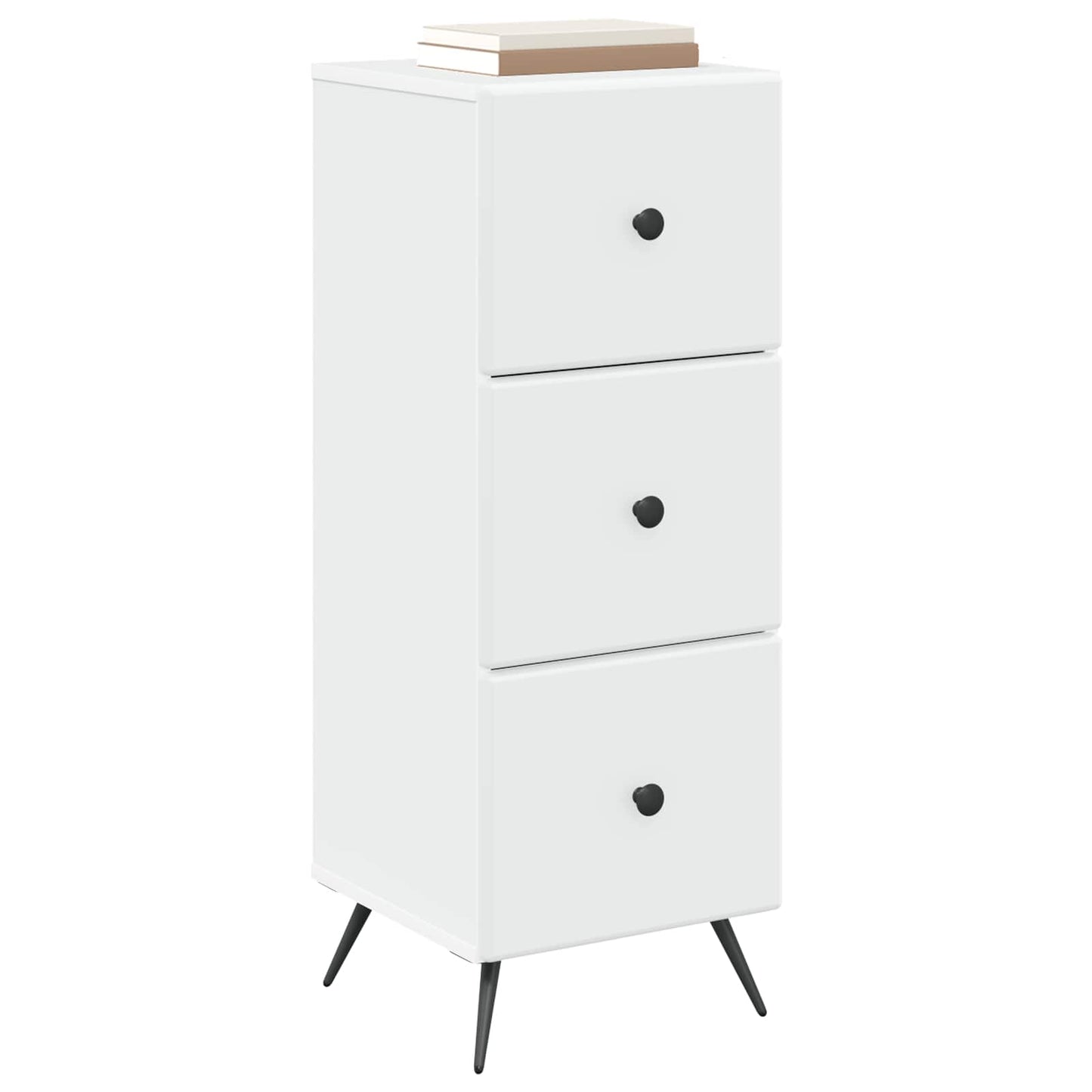 Ladenkast Wit 33 x 34,5 x 90 cm Bewerkt hout