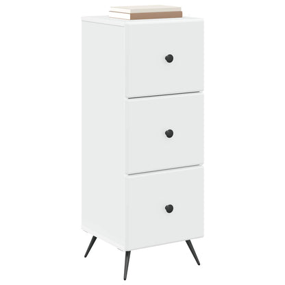Ladenkast Wit 33 x 34,5 x 90 cm Bewerkt hout