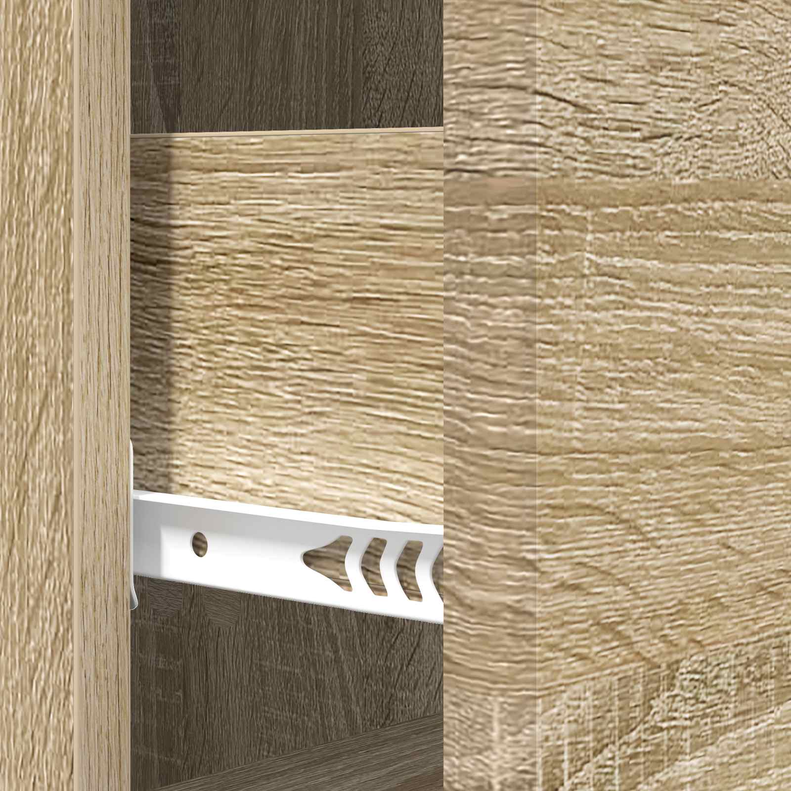 Ladenkast Sonoma Eiken 33 x 34,5 x 90 cm Bewerkt hout