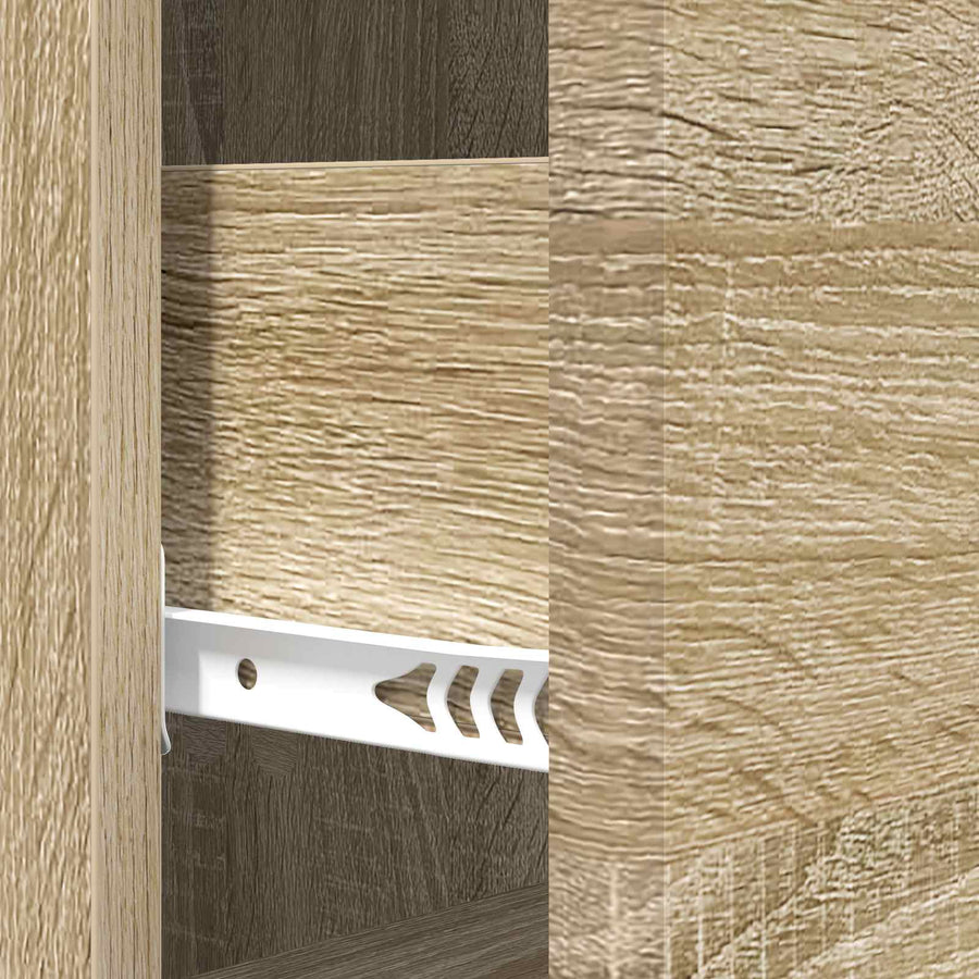 Ladenkast Sonoma Eiken 33 x 34,5 x 90 cm Bewerkt hout