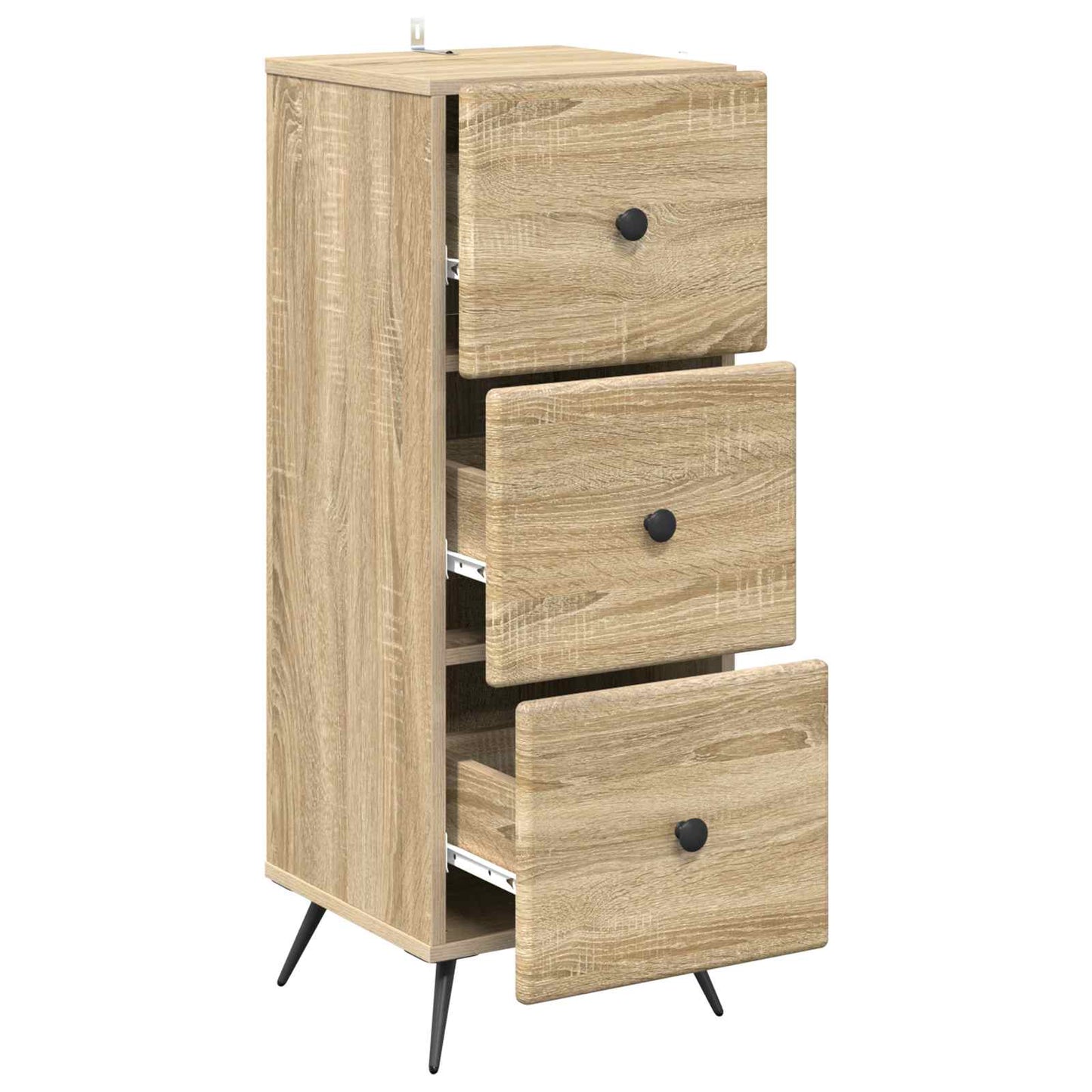 Ladenkast Sonoma Eiken 33 x 34,5 x 90 cm Bewerkt hout