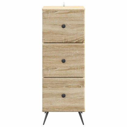 Ladenkast Sonoma Eiken 33 x 34,5 x 90 cm Bewerkt hout