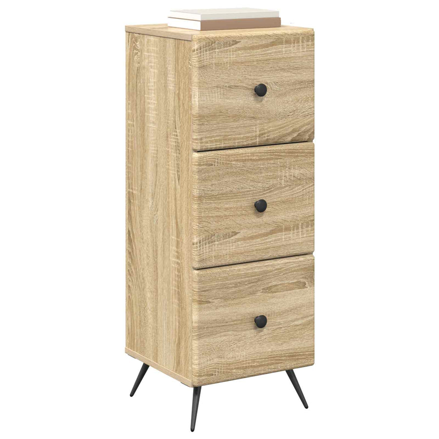 Ladenkast Sonoma Eiken 33 x 34,5 x 90 cm Bewerkt hout