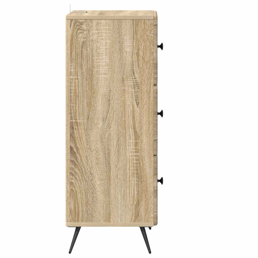 Ladenkast Sonoma Eiken 33 x 34,5 x 90 cm Bewerkt hout
