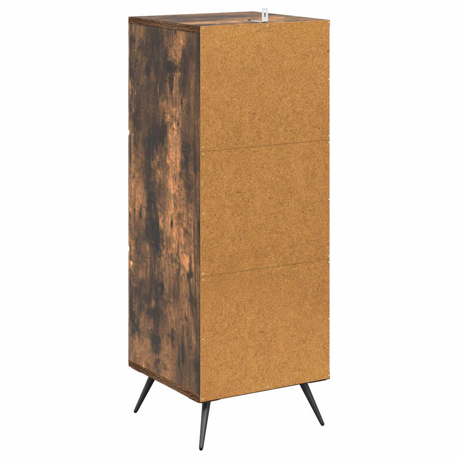 Ladenkast Gerookt eiken 33 x 34,5 x 90 cm Bewerkt hout